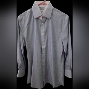 Charles Tyrwhitt Navy Striped Dress Shirt